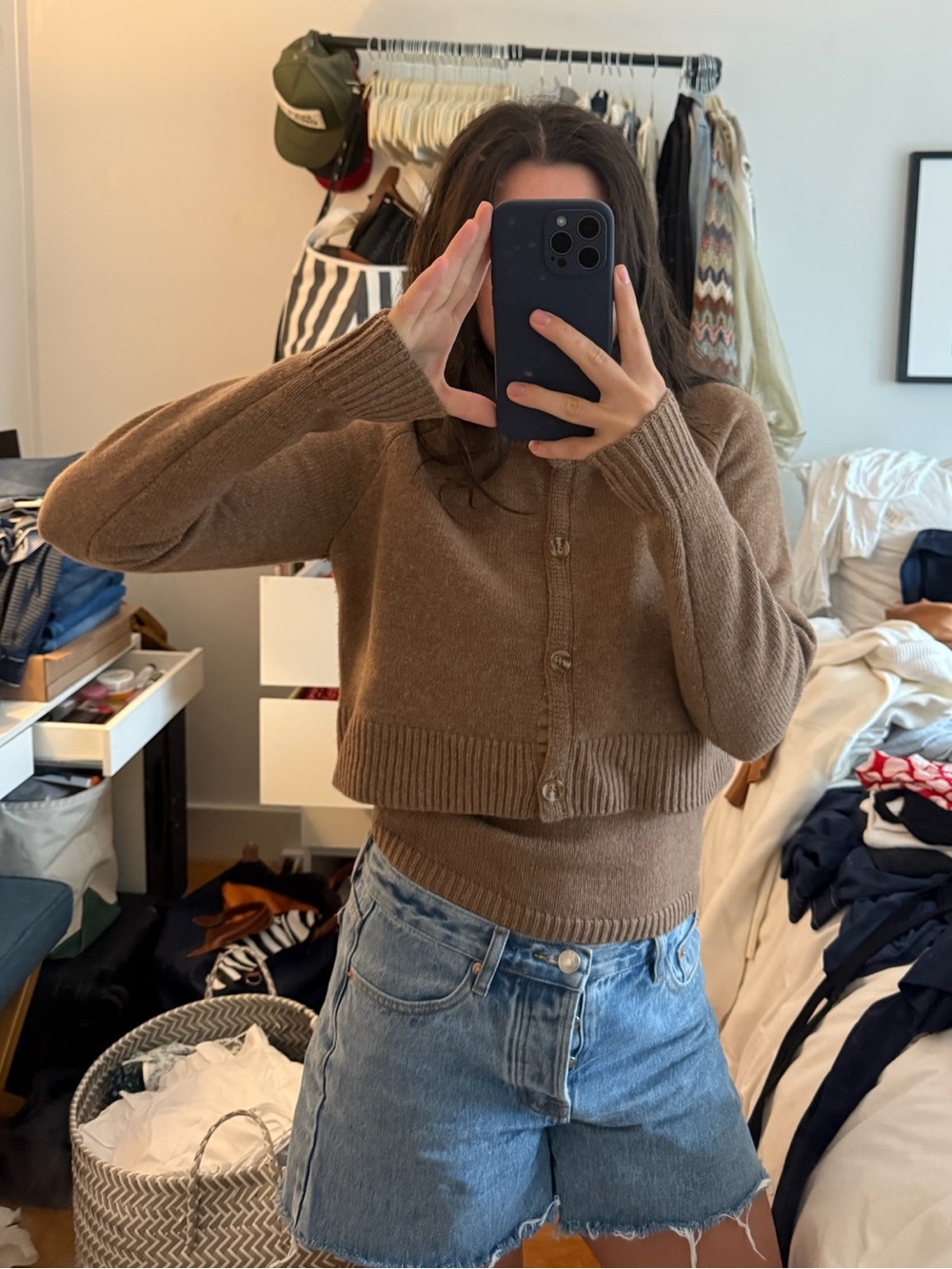Zara Layered Tank & Cardigan